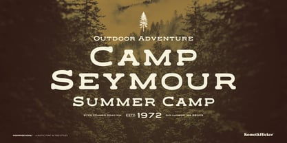 Highwood Ridge Font Poster 6