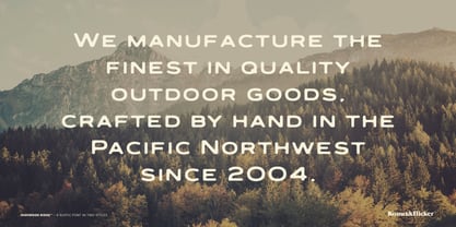 Highwood Ridge Font Poster 4