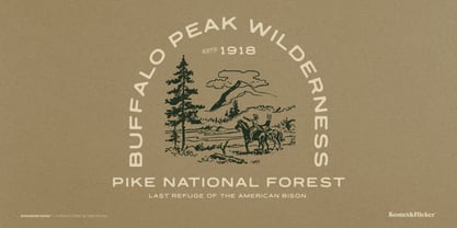 Highwood Ridge Font Poster 3