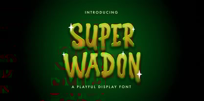 Super Wadon Font Poster 1