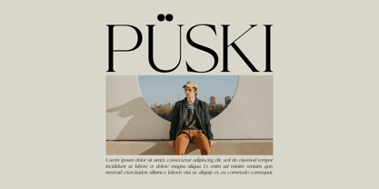 Gauzy Lumatic Font Poster 5
