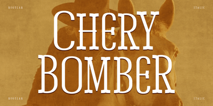 Chery Bomber Font Poster 1