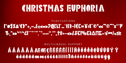 Christmas Euphoria Font Poster 5