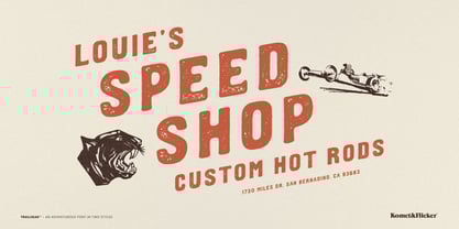 Trailhead Font Poster 12