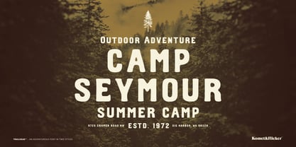 Trailhead Font Poster 9