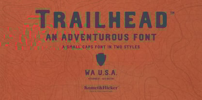 Trailhead Font Poster 1