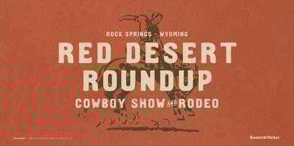 Trailhead Font Poster 5