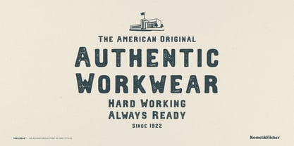 Trailhead Font Poster 7