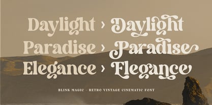 Blink Magic Font Poster 8