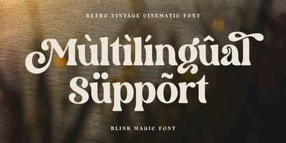 Blink Magic Font Poster 12