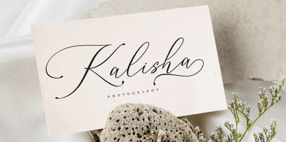 Konesta Calligraphy Script Font Poster 9