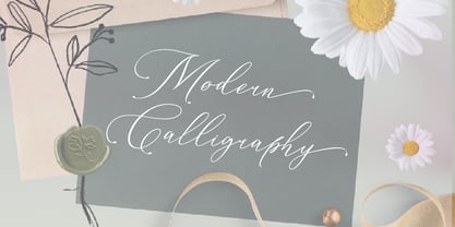 Konesta Calligraphy Script Font Poster 5