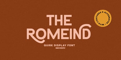 The Romeind Font Poster 1