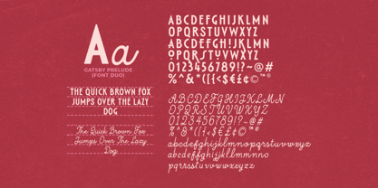 Gatsby Prelude Font Poster 9