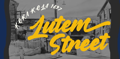 MC Gategio Lutem Font Poster 4