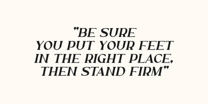 Ethical Mature Font Poster 5