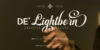 Chryselles Script Font Poster 5