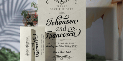 Chryselles Script Font Poster 4