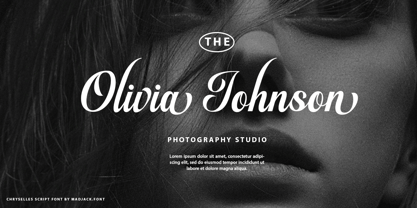 Chryselles Script Font Poster 11