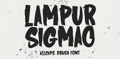 MC Lampur Sigmao Font Poster 1