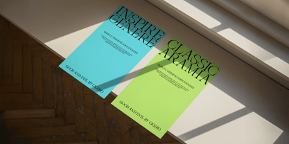 Tever Display Font Poster 6