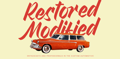 Broklyn Enthusia Font Poster 9