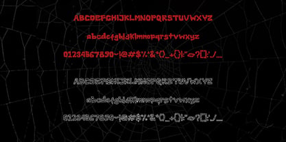 Slimespooky Font Poster 5