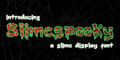 Slimespooky Font Poster 1