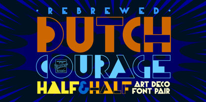 Dutch Courage Half&Half Font Poster 1