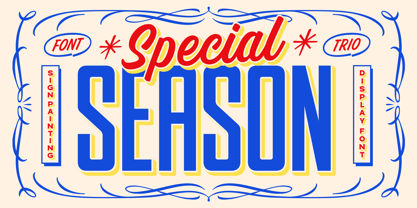 Special Season Font Poster 1
