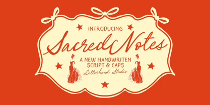 Sacred Notes Font Poster 1