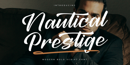 Nautical Prestige Font Poster 1