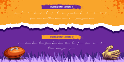 Insporta Signature Font Poster 7