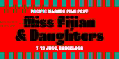 Kanat Latin Font Poster 2