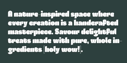 Kanat Latin Font Poster 14