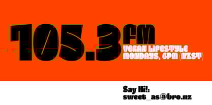 Kanat Latin Font Poster 10