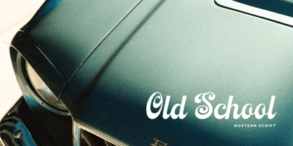 Nostern Script Font Poster 5