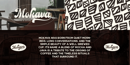 Nostern Script Font Poster 7