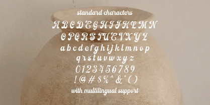 Nostern Script Font Poster 8