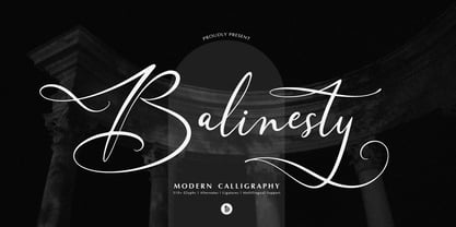 Balinesty Font Poster 1