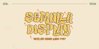Semulla Display Font Poster 1