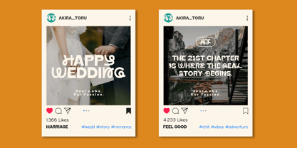 Akira Toru Font Poster 6