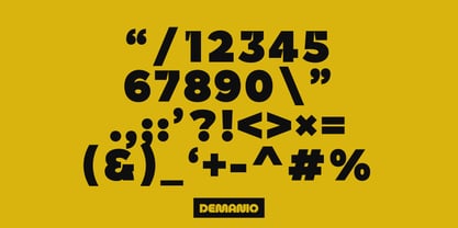 Demanio Font Poster 8