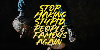 Relax Brush Font Poster 3