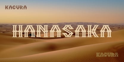 Kagura Font Poster 4