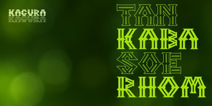 Kagura Font Poster 11