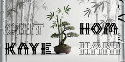 Kagura Font Poster 3