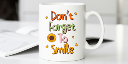 Bloomy Alright Font Poster 3