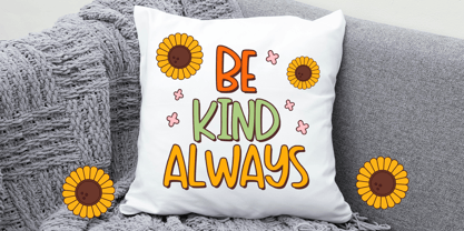 Bloomy Alright Font Poster 2