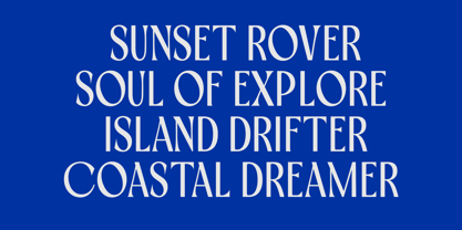 Bluemun Font Poster 4